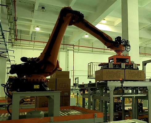 Trạm làm việc tự động palletizing hỗ trợ trực tuyến sau và lợi thế tự động